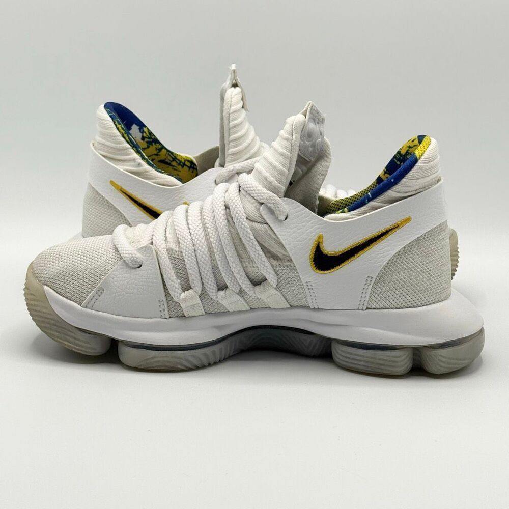 Nike Zoom KD 10 Limited EP NBA Golden State Warriors AJ7781-101 - Big Kids US 3. - Picture 8 of 13